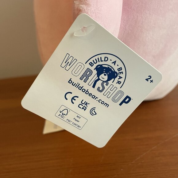 Build-A-Bear SKOOSHERZ Pink Axolotl Plush - Picture 5 of 8